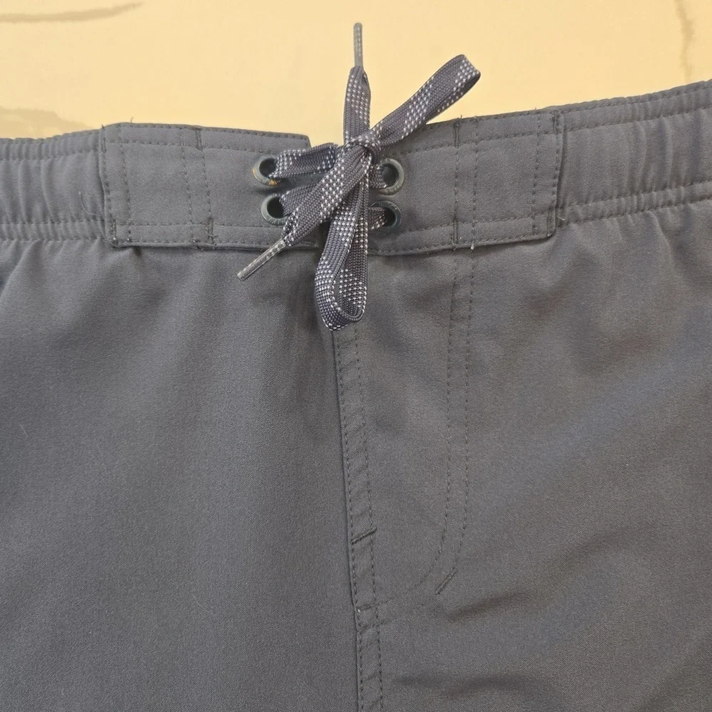 Nike Mens Drawstring Swim Trunks Blue Gray Green Size XL
